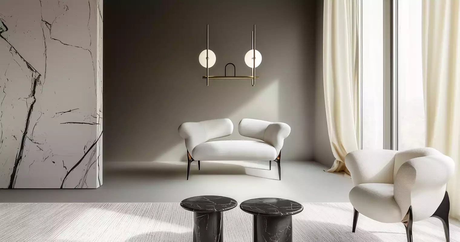 Isolde Stellar lounge chair in the ambience 02