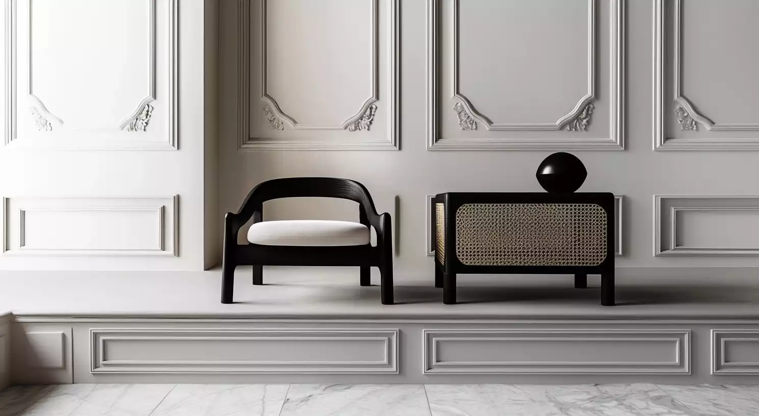 Falcor Stellar Lounge armchair in ambience 01