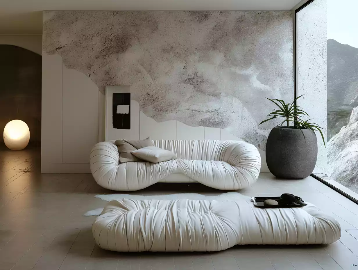 Harper W Pearl Sofa in the ambience