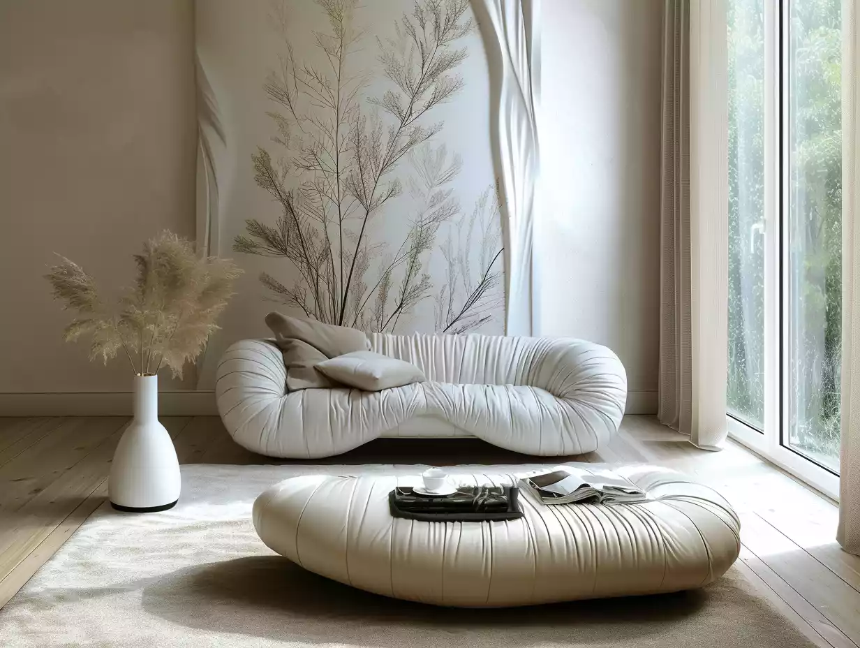 Harper W Pearl Sofa in the ambience 2