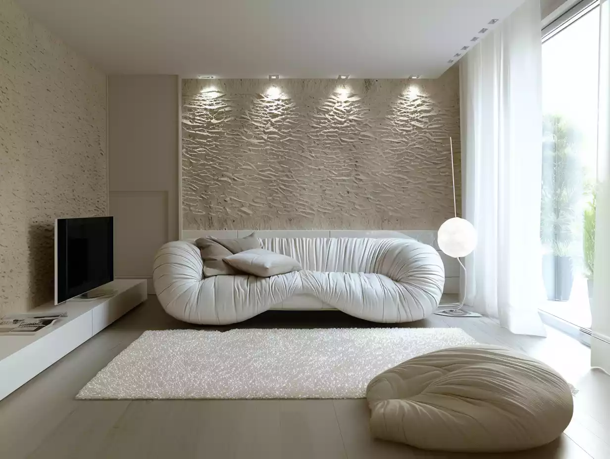 Harper W Pearl Sofa in the ambience 3