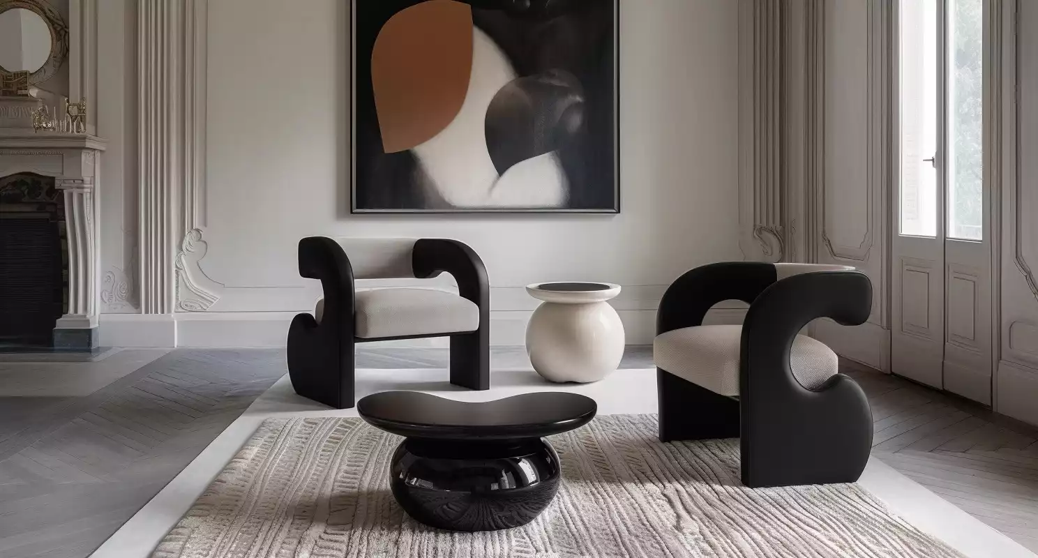 Isara Stellar lounge armchair in the ambience 02